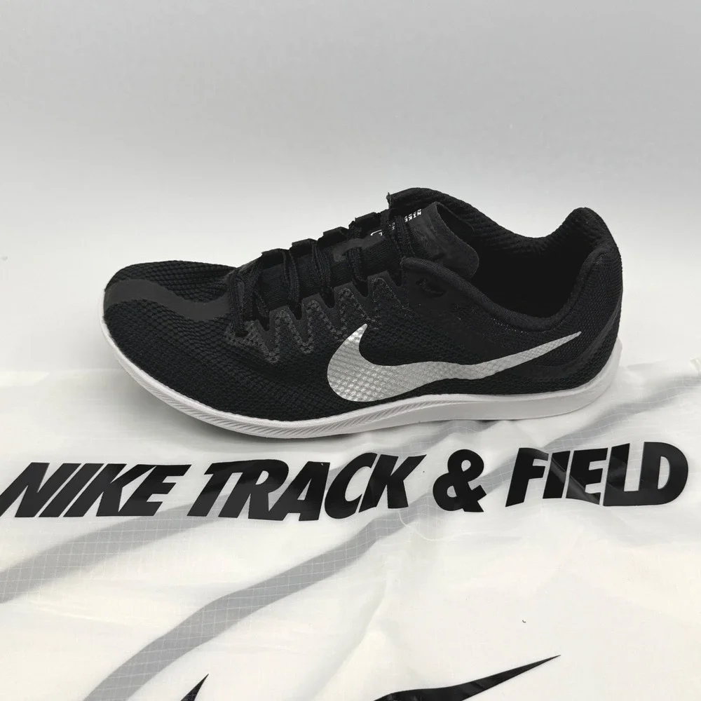 Nike Zoom Rival Track & Field Distance Black White Spikes DC8725-001 Men's Sz 10